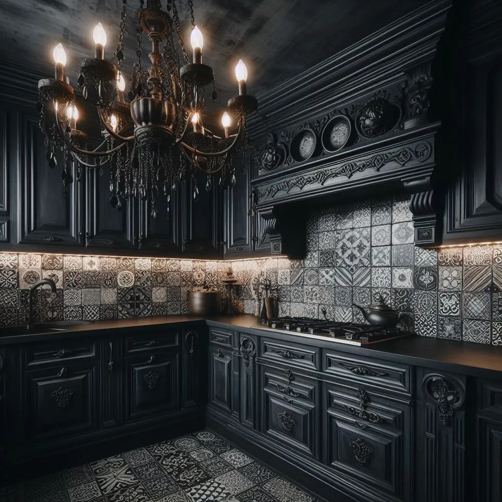 11047 intricate tile kitchen