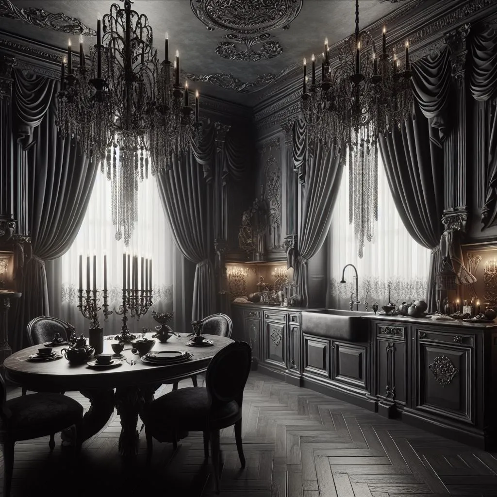 11047 ornate lighting kitchen