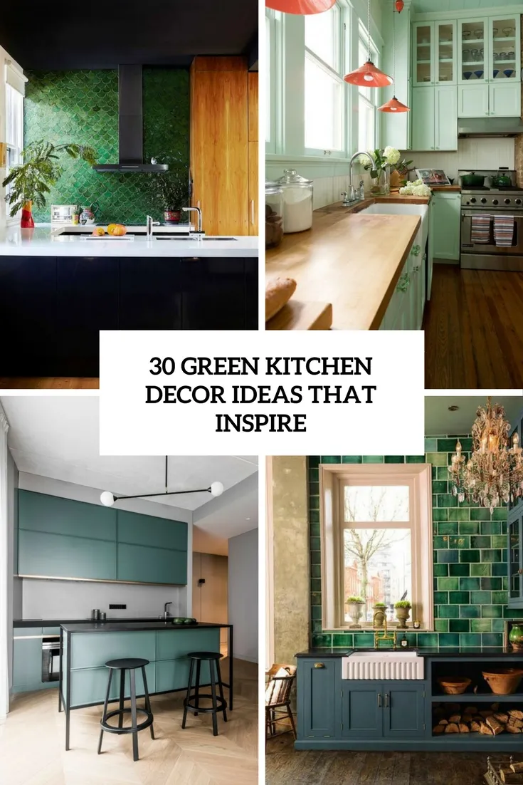 11119 green kitchen furniture