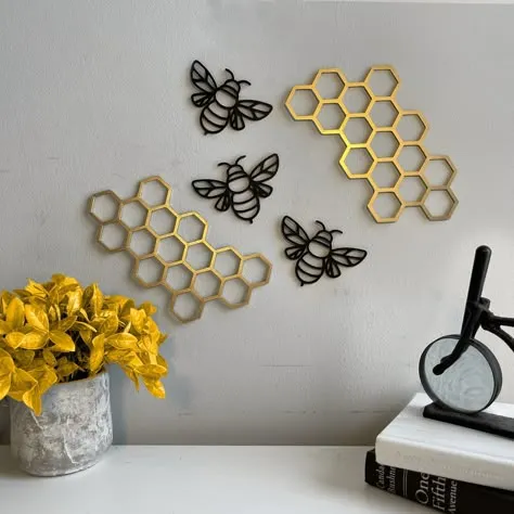 11120 yellow honey bee kitchen decor 6