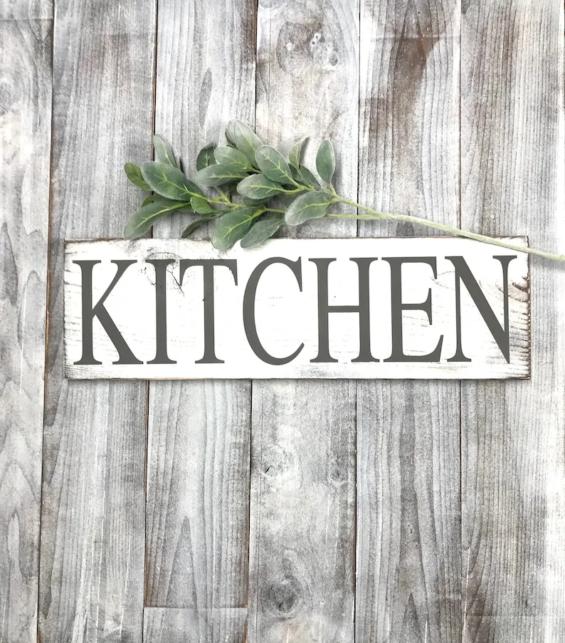 11169 white kitchen decor sign 2