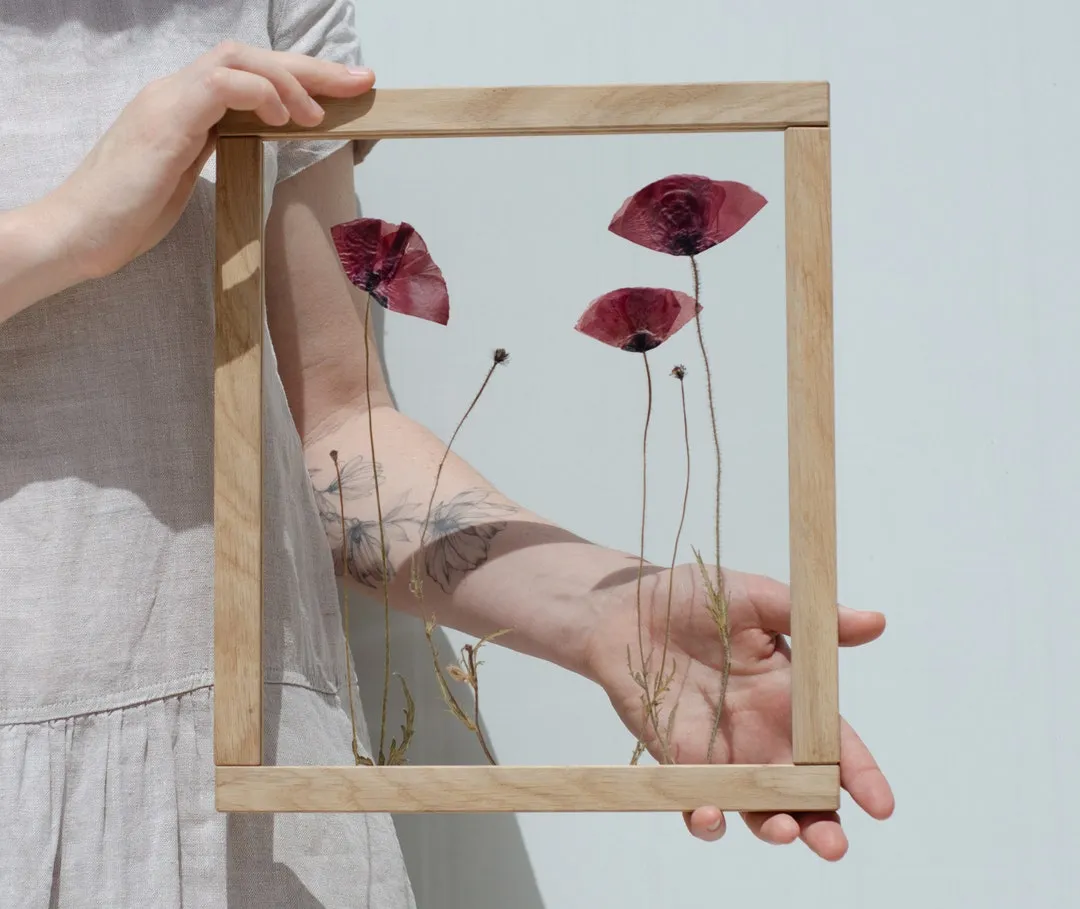 11182 poppy flower kitchen artwork