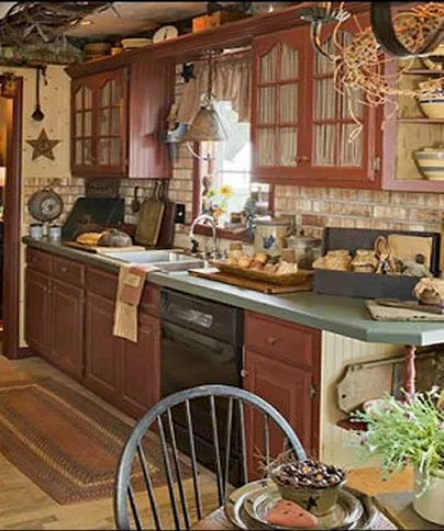 11192 rustic kitchen theme