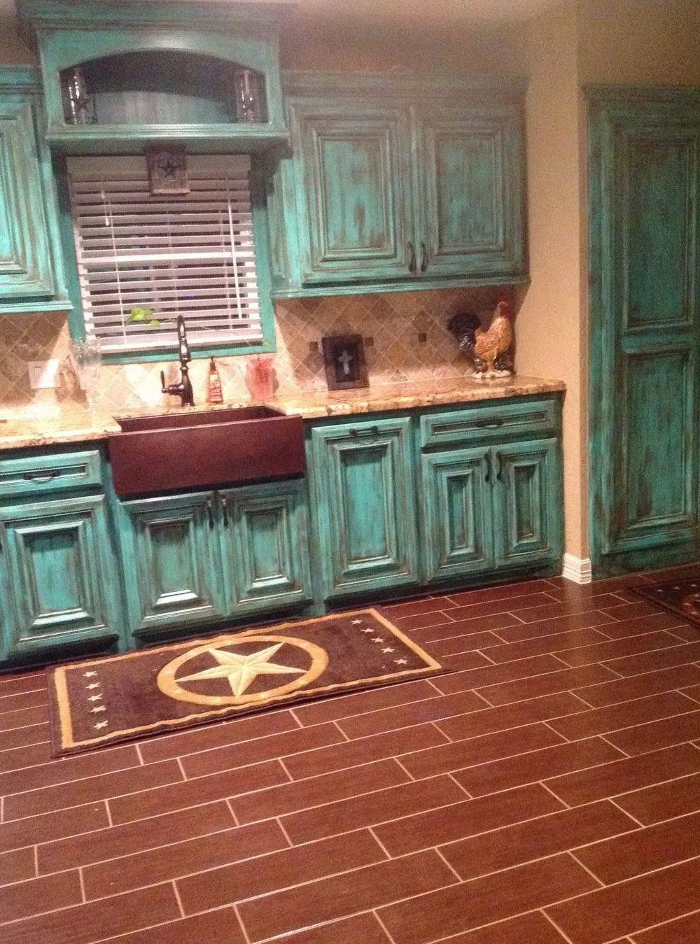 11193 teal kitchen lighting