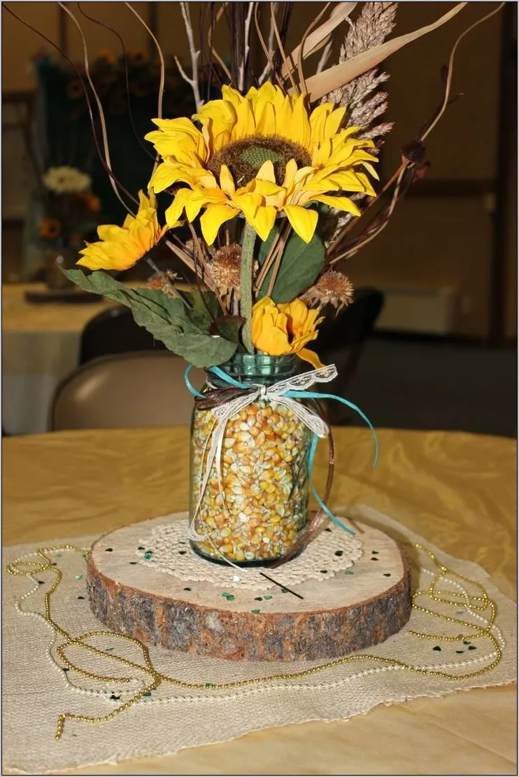 11204 rustic red kitchen sunflower 3