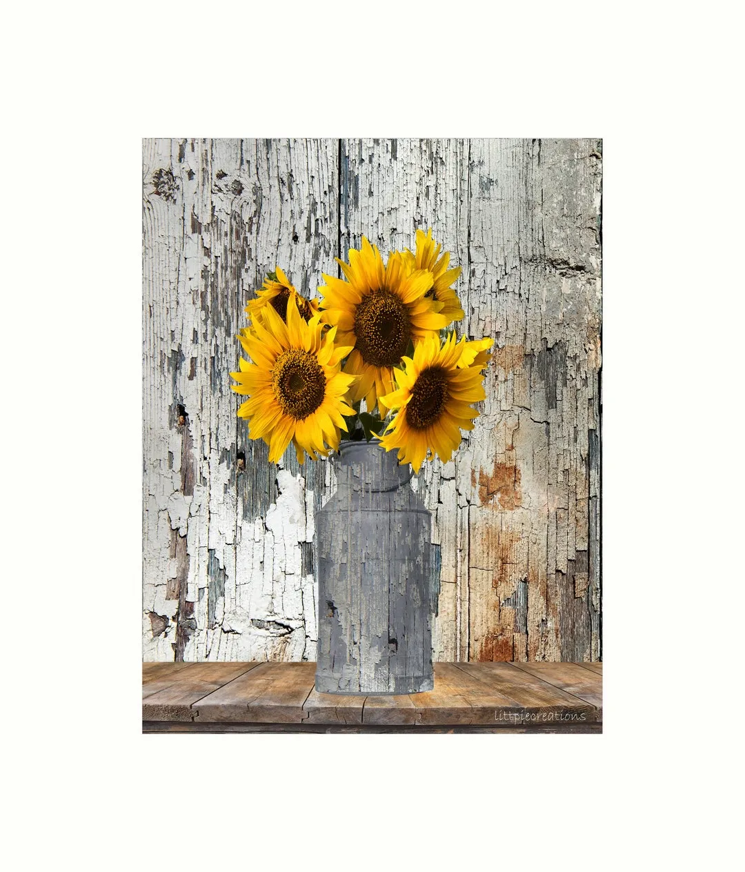 11204 rustic red kitchen sunflower 5