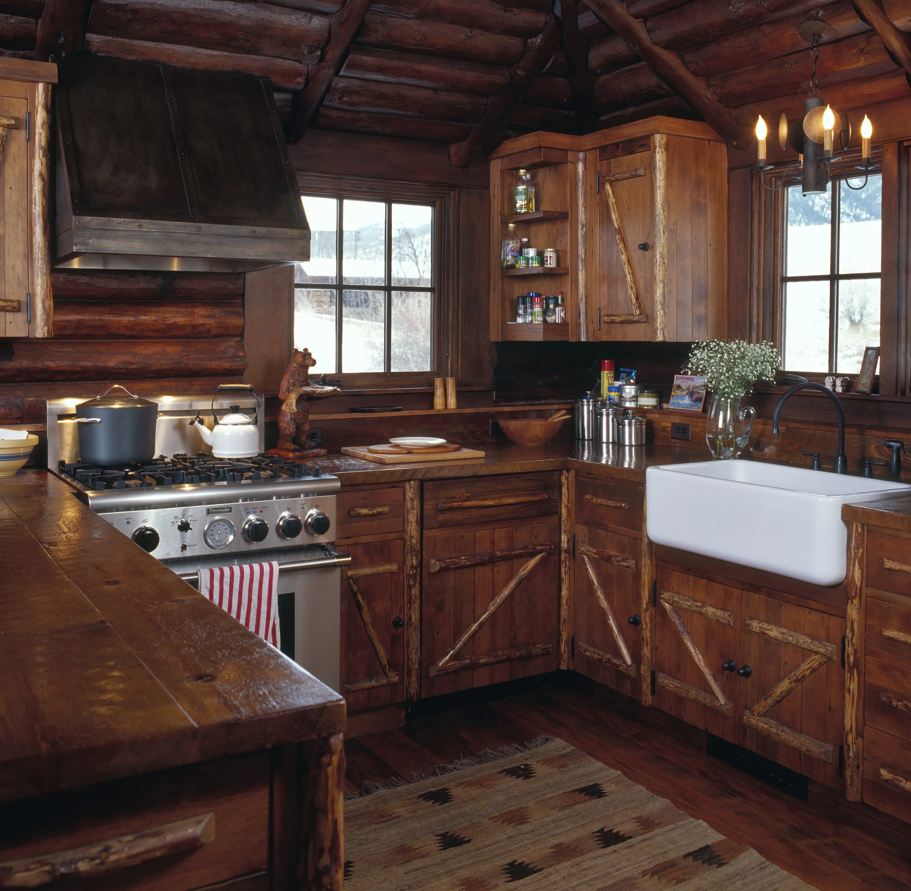 11212 rustic red kitchen small space 3