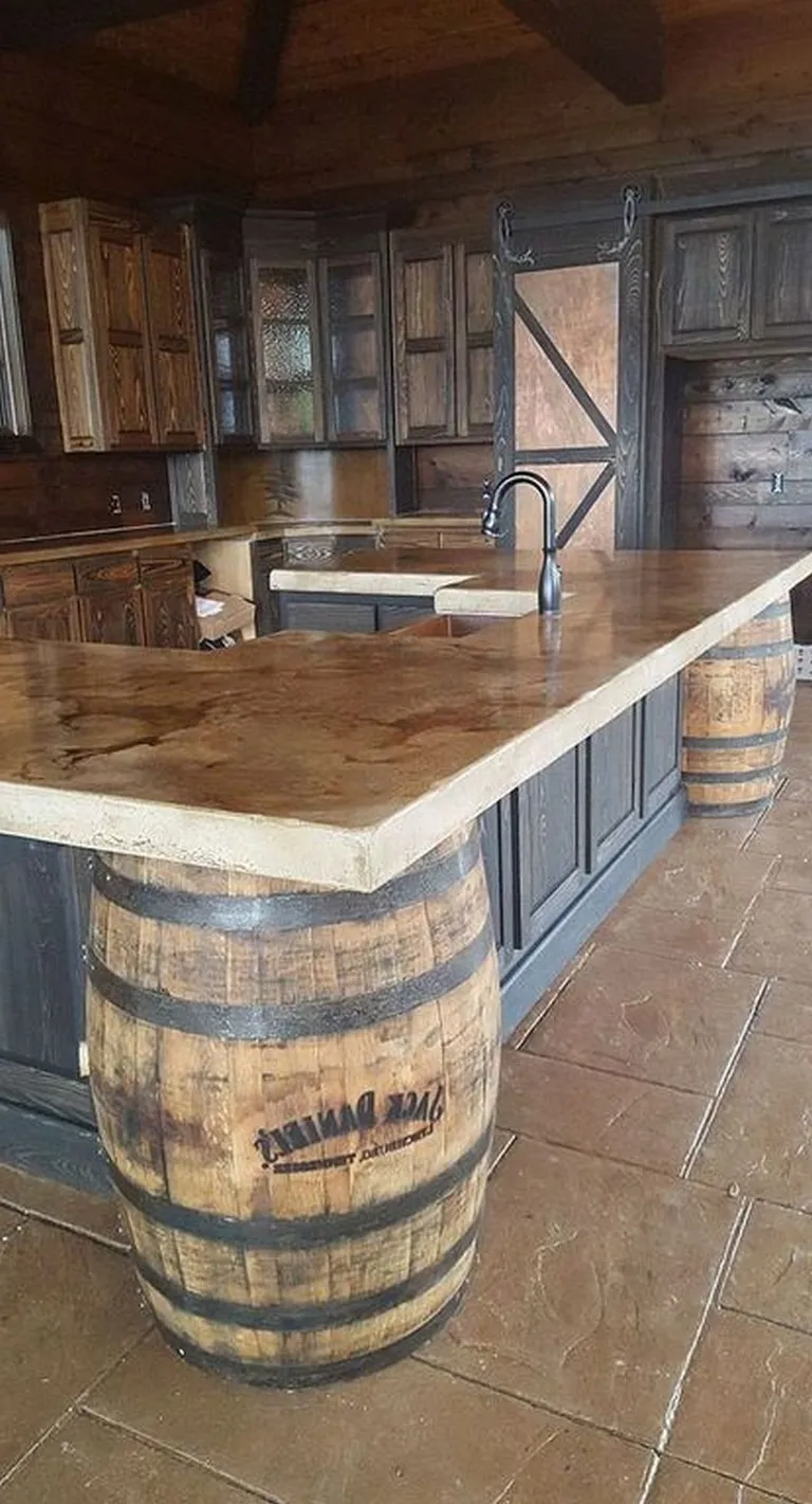 11212 rustic red kitchen small space 4