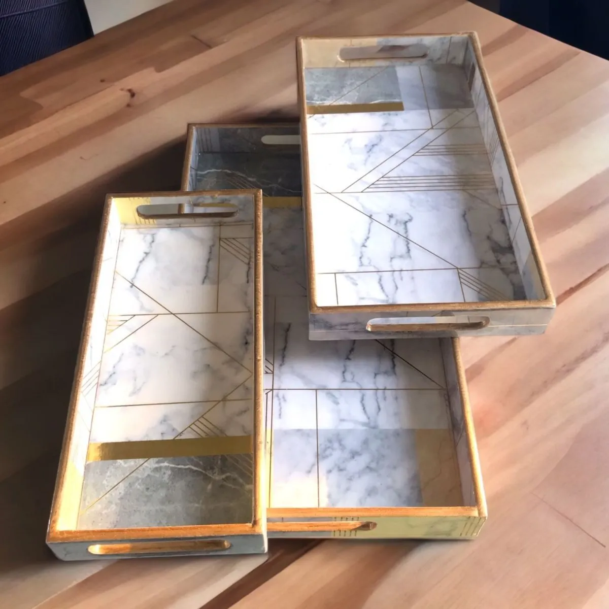 11221 farmhouse chic table tray