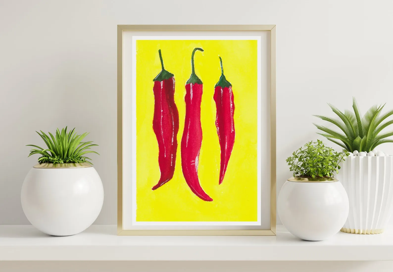 11233 pepper print kitchen accessories