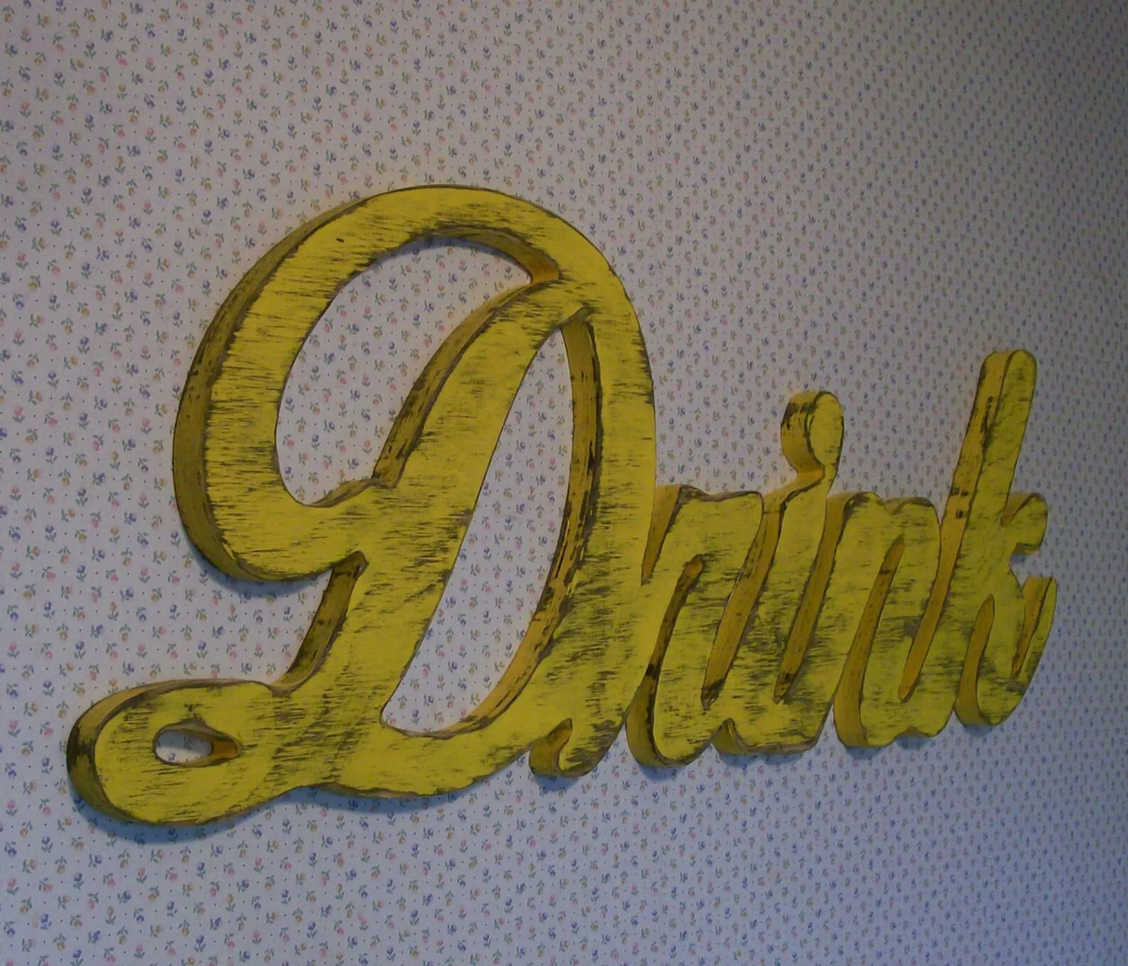 11259 kitchen drink sign metal