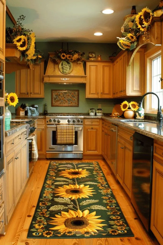 11302 sunflower kitchen decor overview