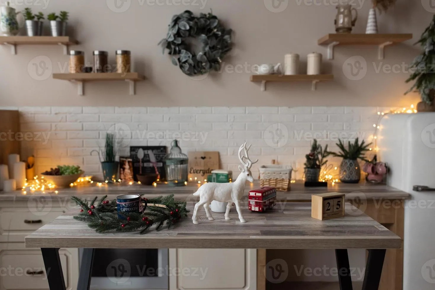 11311 christmas kitchen vector 6
